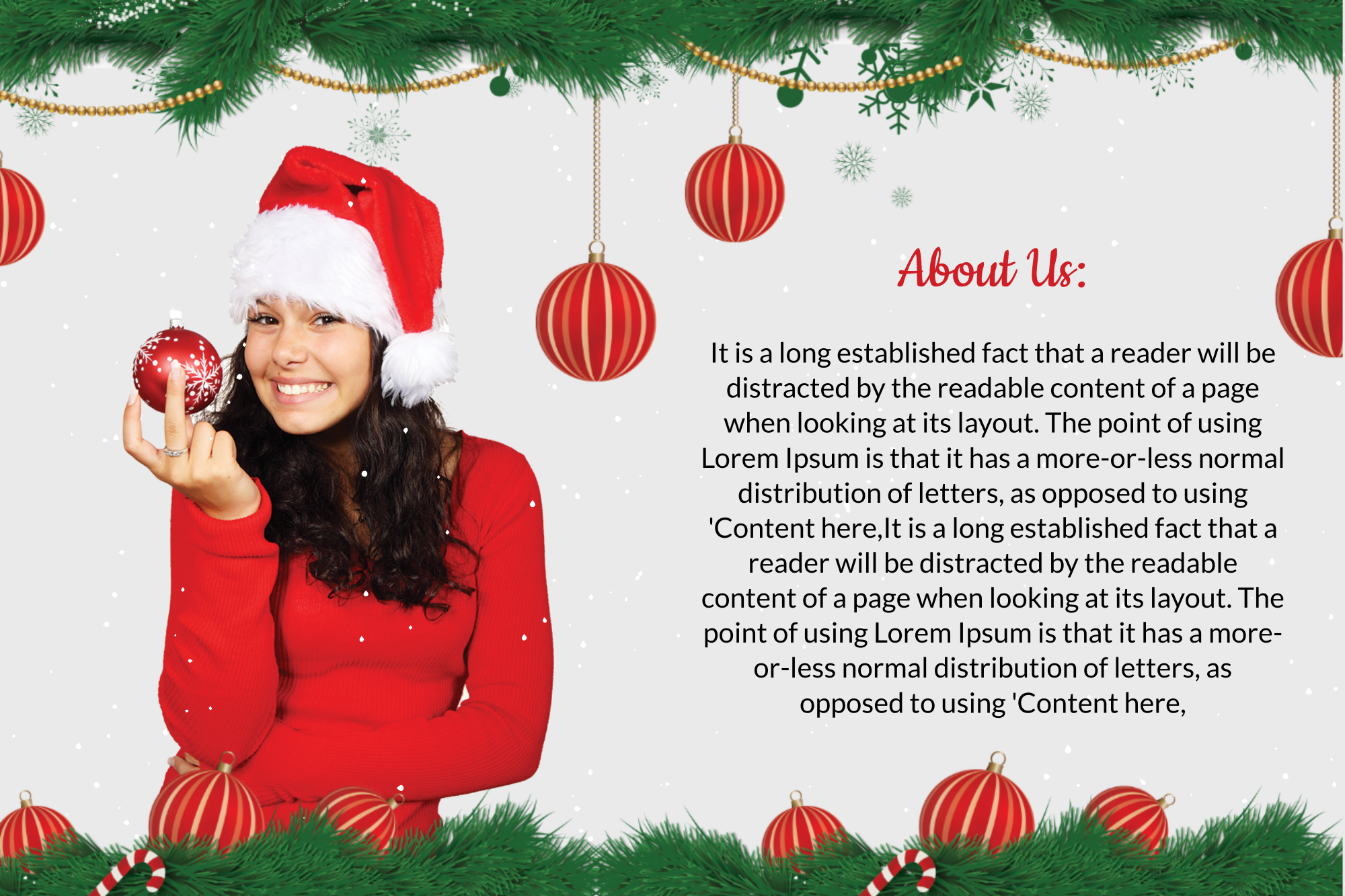 Free Christmas Family Postcard Template to Edit Online