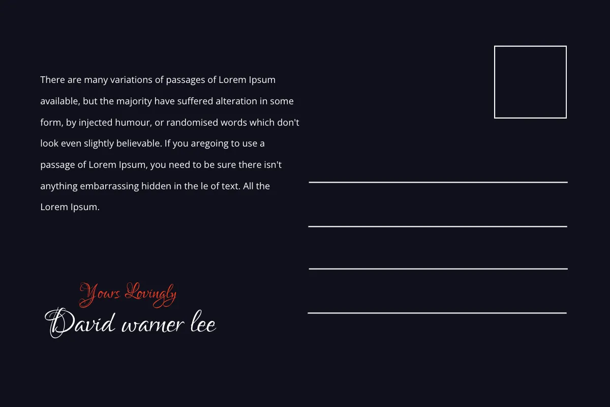 Free Christmas Holiday Postcard Template to Edit Online