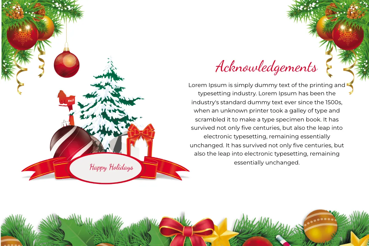 Free Christmas Brochure Postcard Template to Edit Online