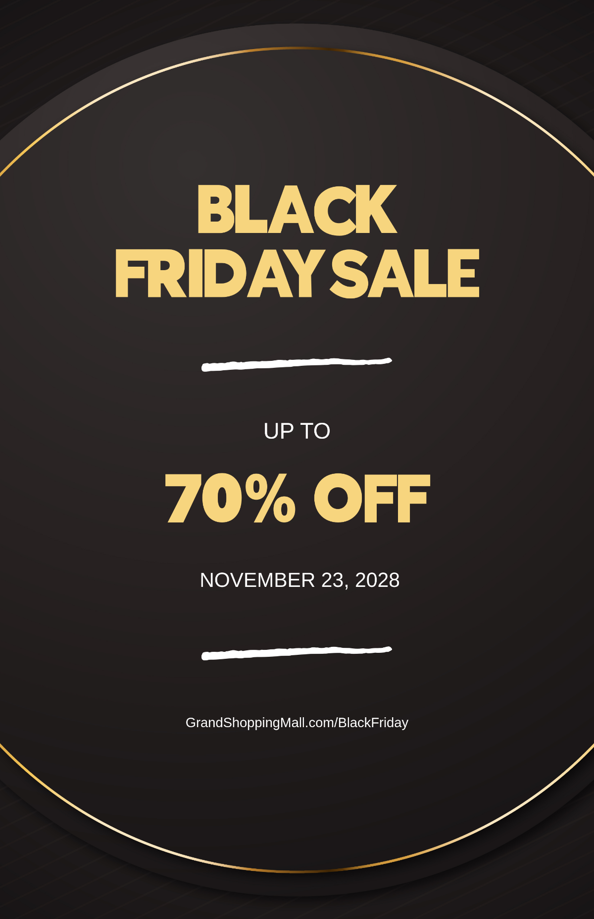 Free Black Friday Sales Poster Template