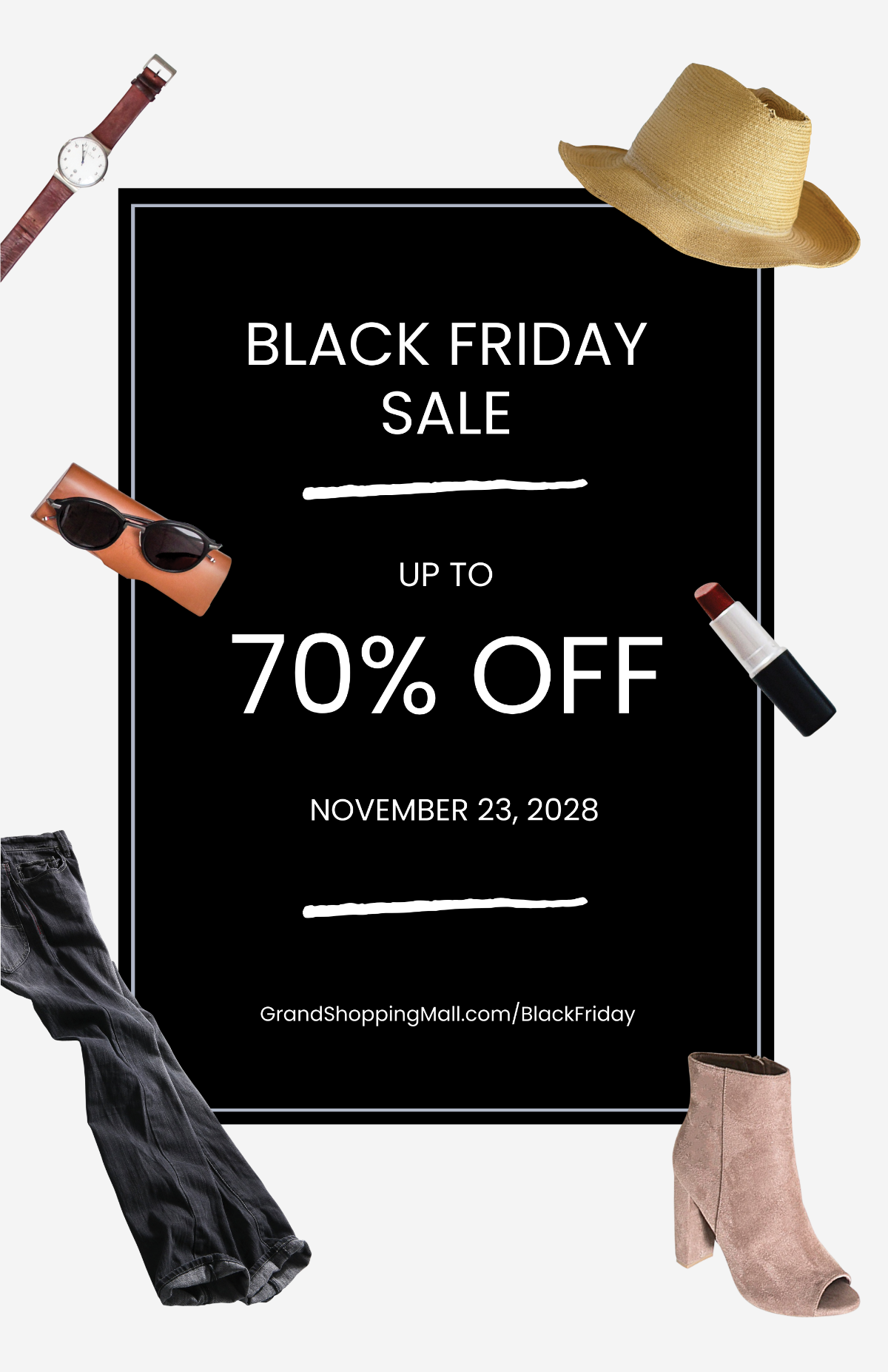 Black Friday Sales Poster Template