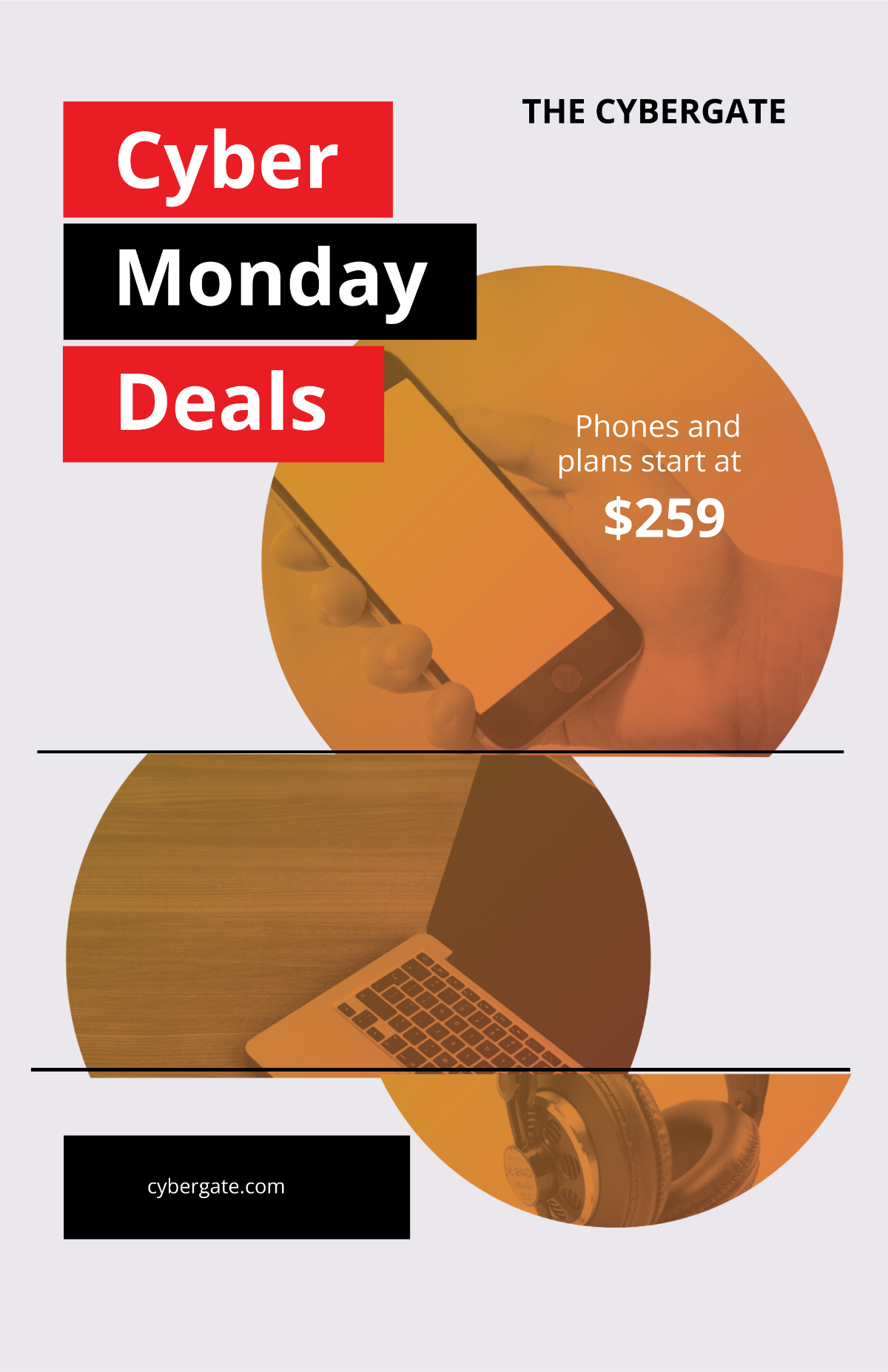Cyber Monday Deal Poster Template