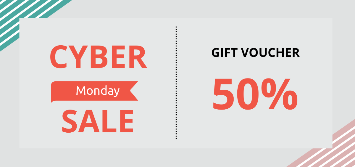 Cyber Monday Coupons Template