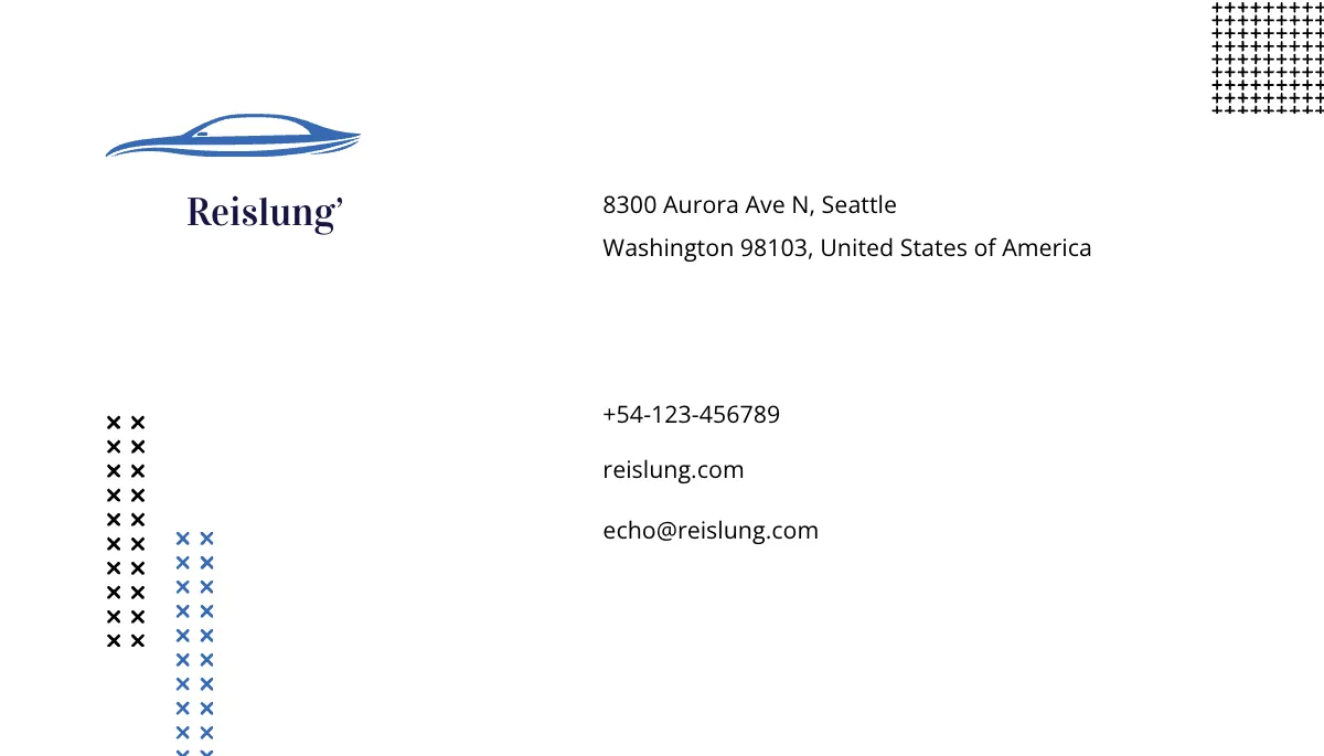 Free Auto Dealer Business Card Template to Edit Online