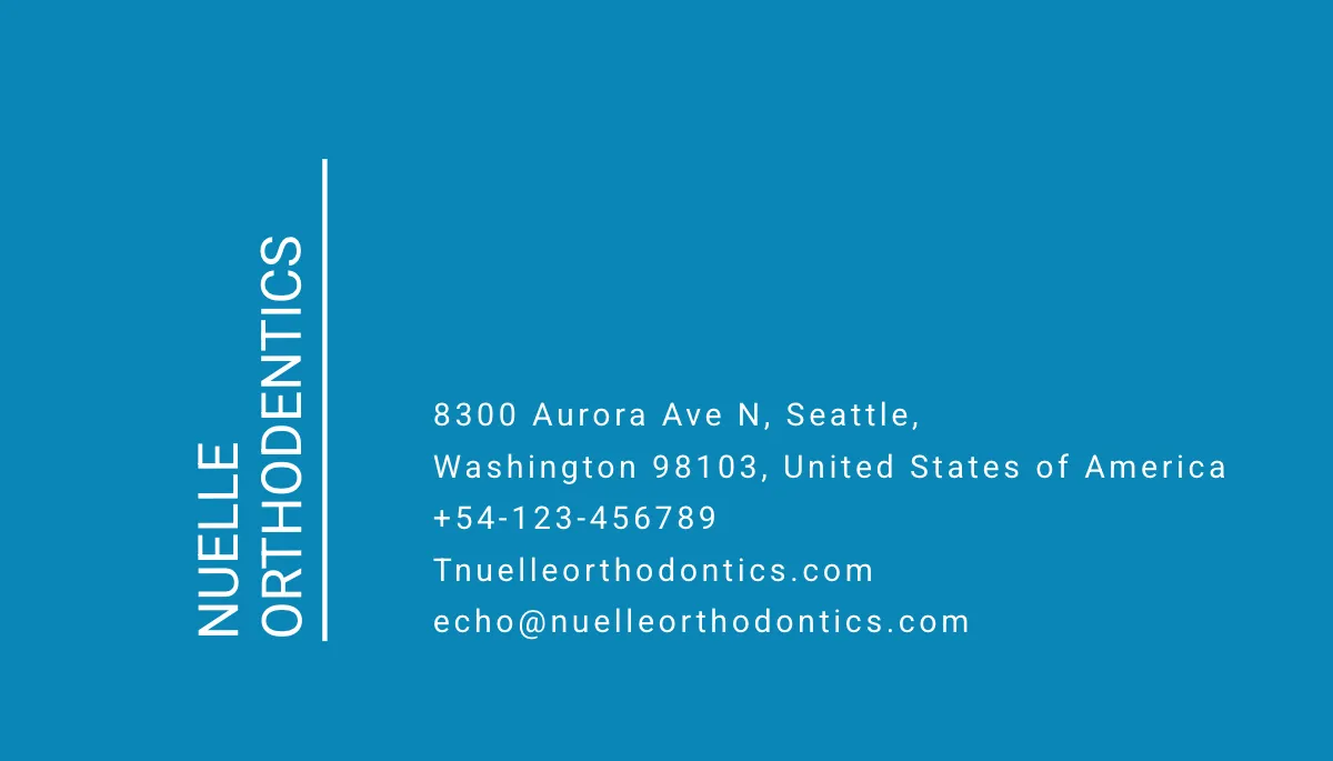 Free Creative Dentist Business Card Template to Edit Online