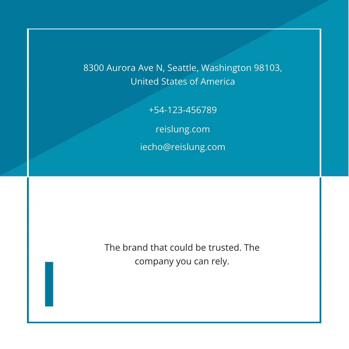 Free Creative Square Business Card Template to Edit Online