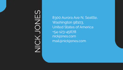Free Software Developer Business Card Template to Edit Online