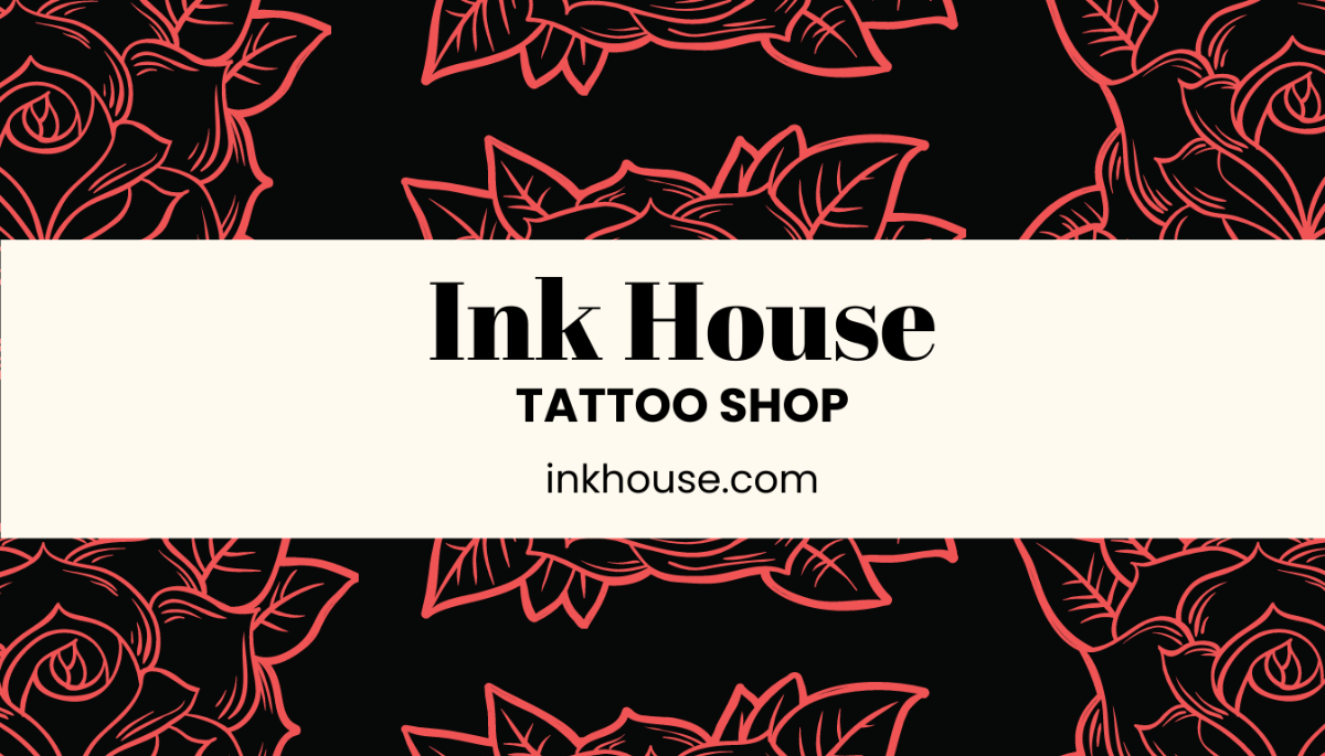 Tattoo Shop Business Card
