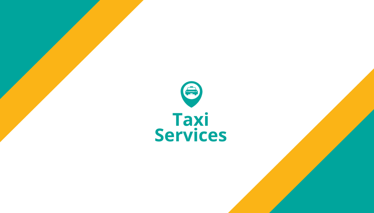 Taxi Service Business Card Template