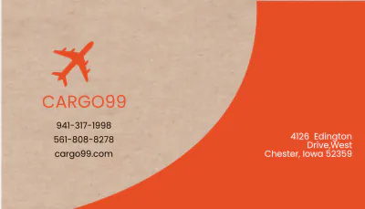 Free Transport Business Card Template to Edit Online