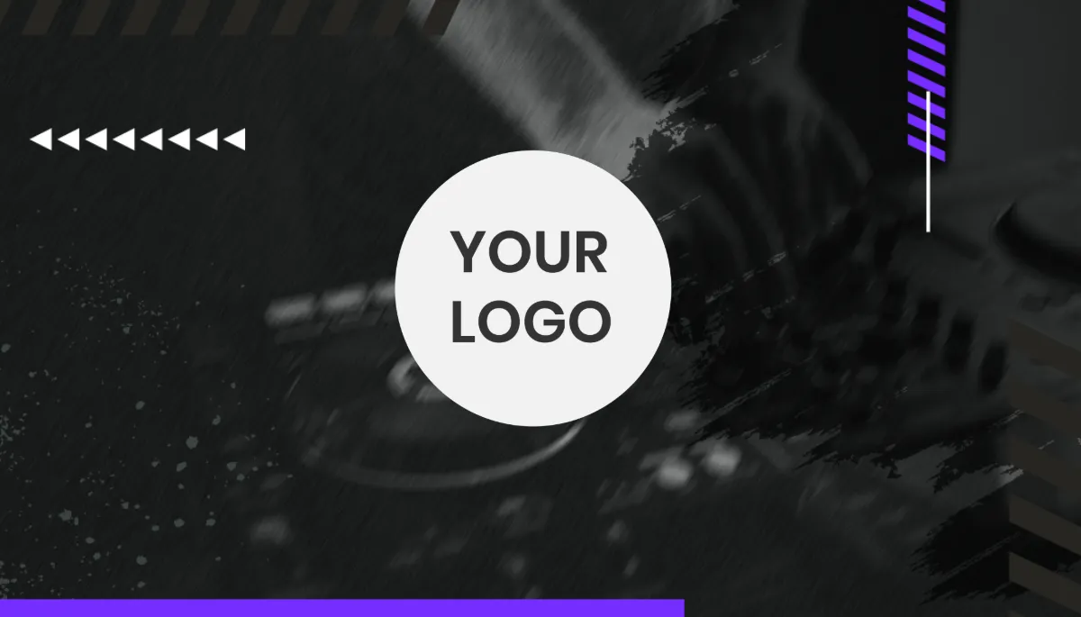 Free Modern DJ Business Card Template to Edit Online