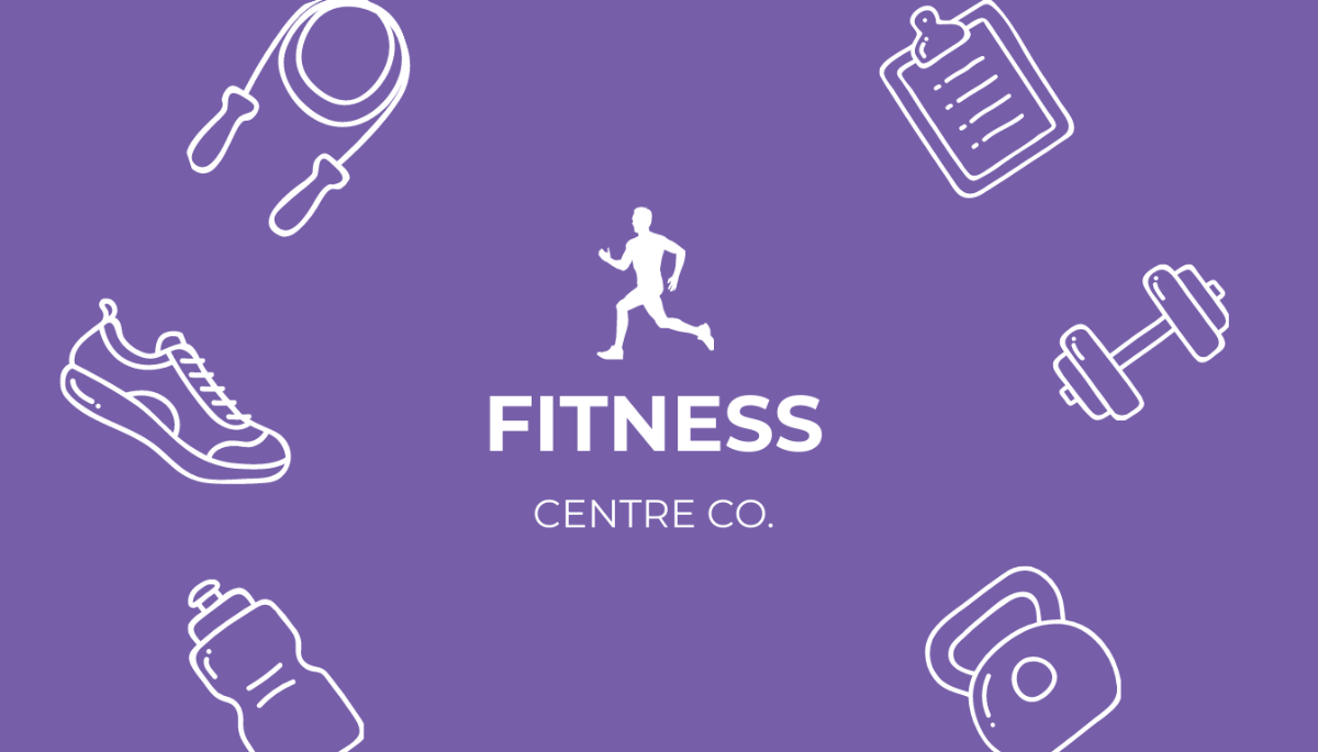 Fitness Center Business Card Template