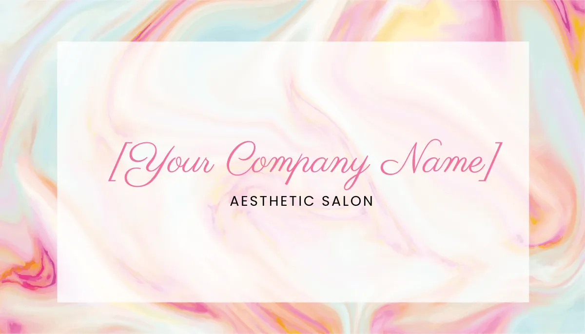 Free Modern Nail Salon Business Card Template to Edit Online