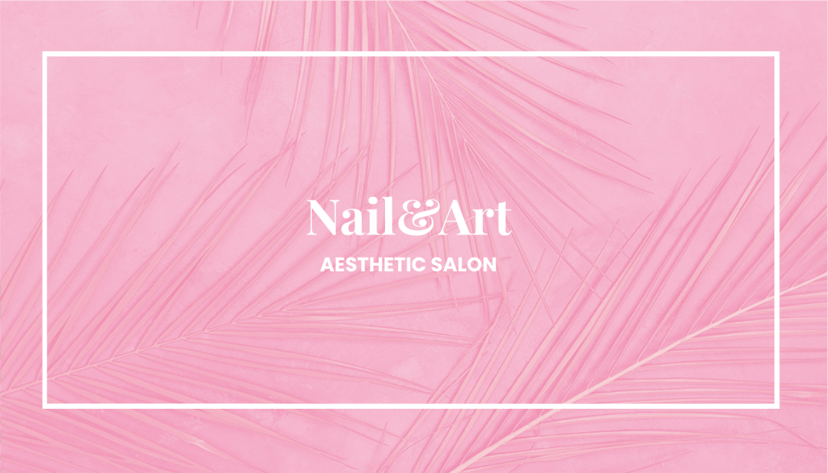 Nail Artist Business Card Template