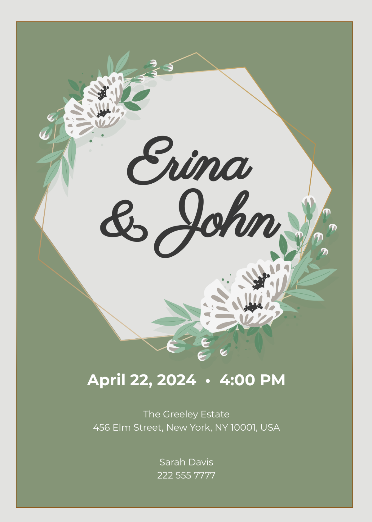 Engagement Invitation Template