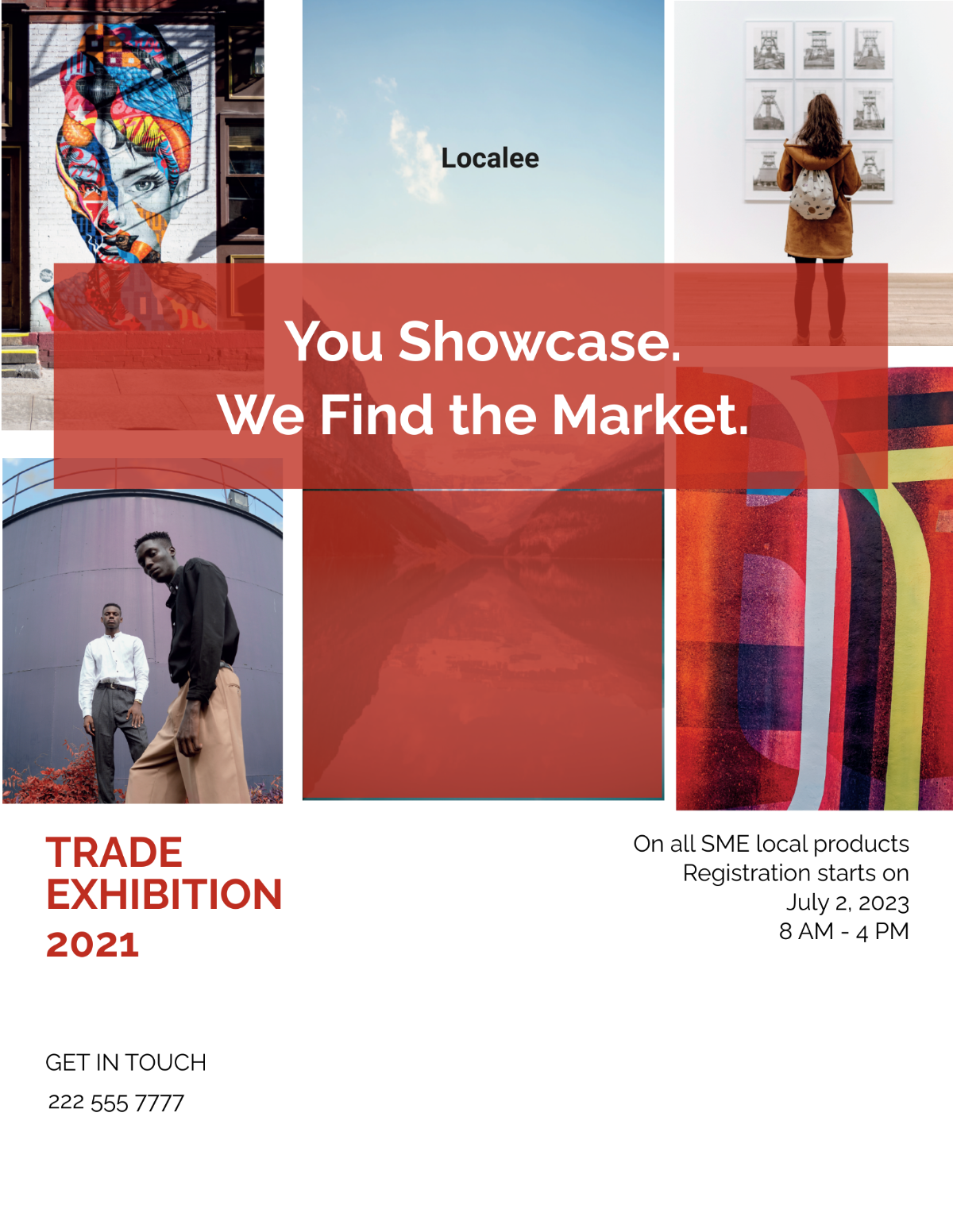Free Exhibition Flyer Template