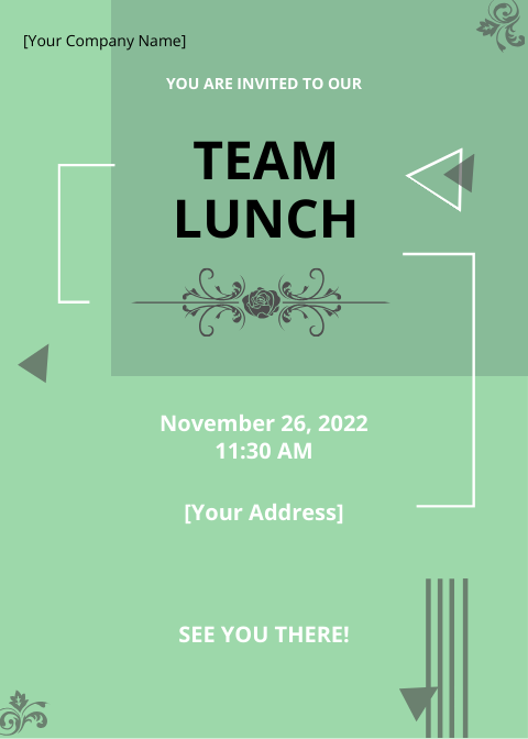 FREE Team Lunch Invitation Templates & Examples - Edit Online ...