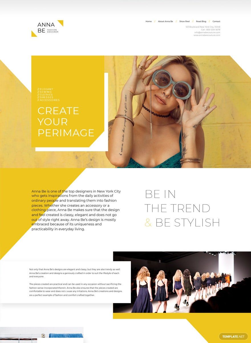 Fashion Designer WordPress Theme/Template