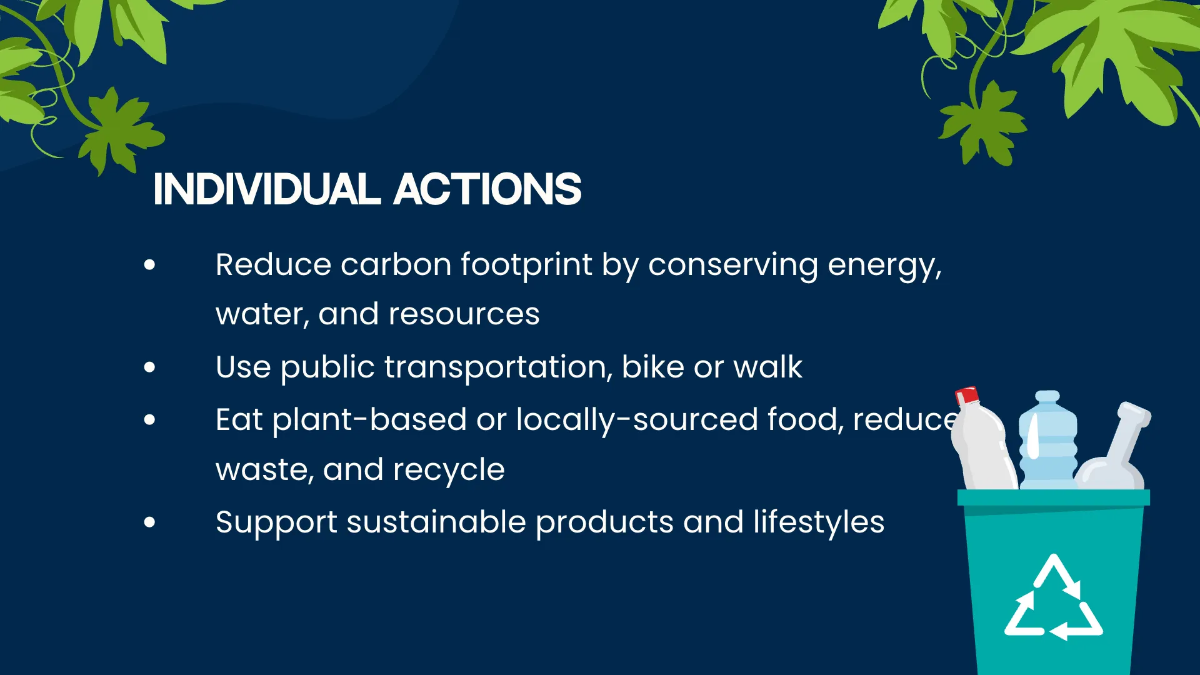 Free Saving the Earth Presentation Template to Edit Online