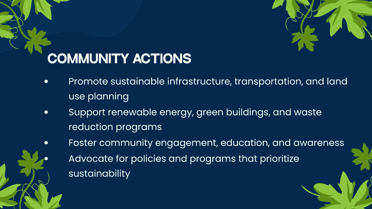 Free Saving the Earth Presentation Template to Edit Online