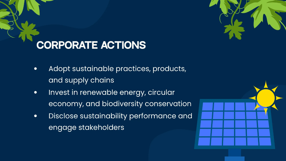 Free Saving the Earth Presentation Template to Edit Online