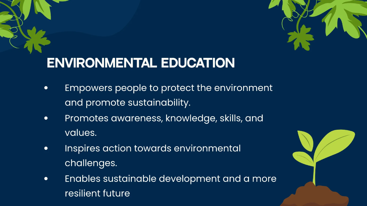 Free Saving the Earth Presentation Template to Edit Online