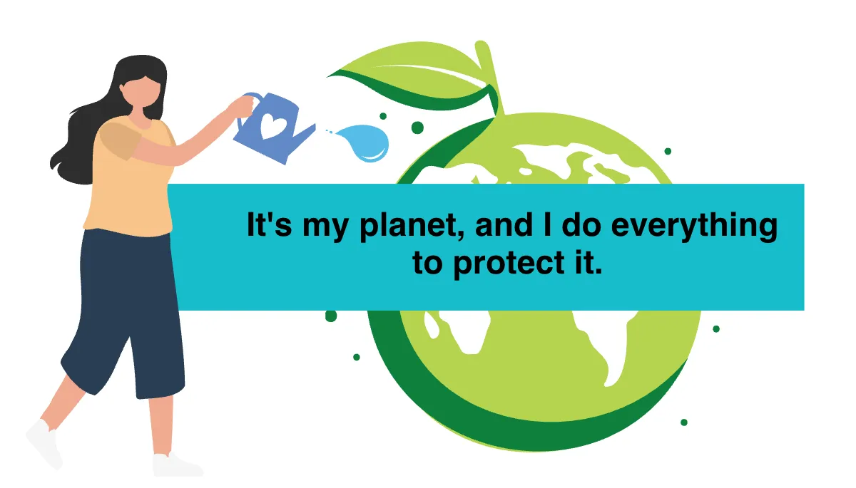 Free Earth Affirmation Card Template to Edit Online