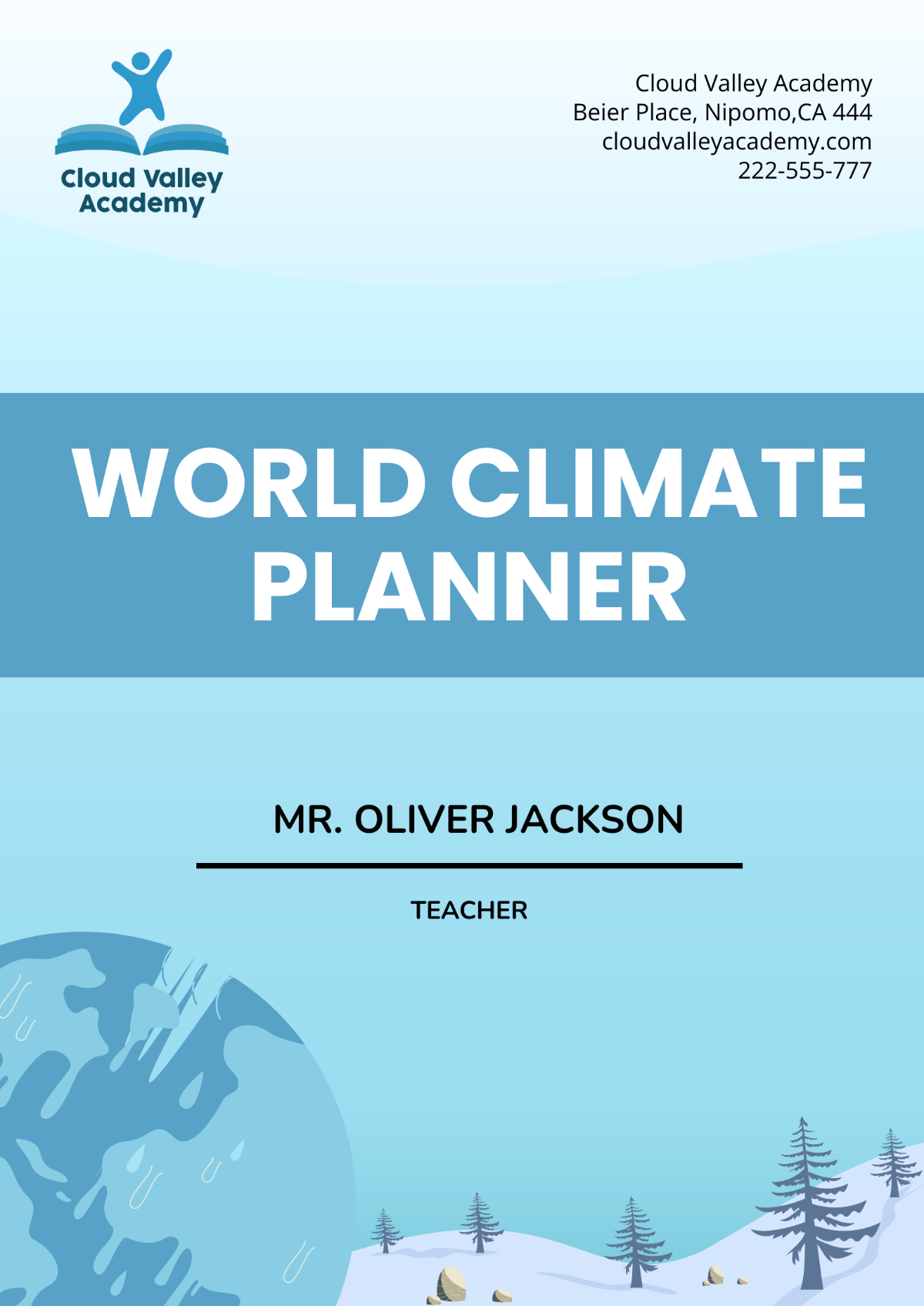 World Climate Planner Template