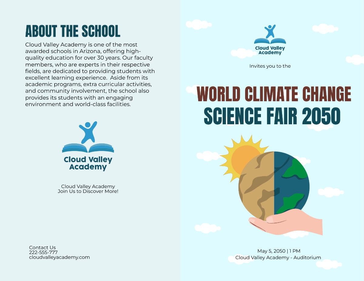 World Climate Brochure Template