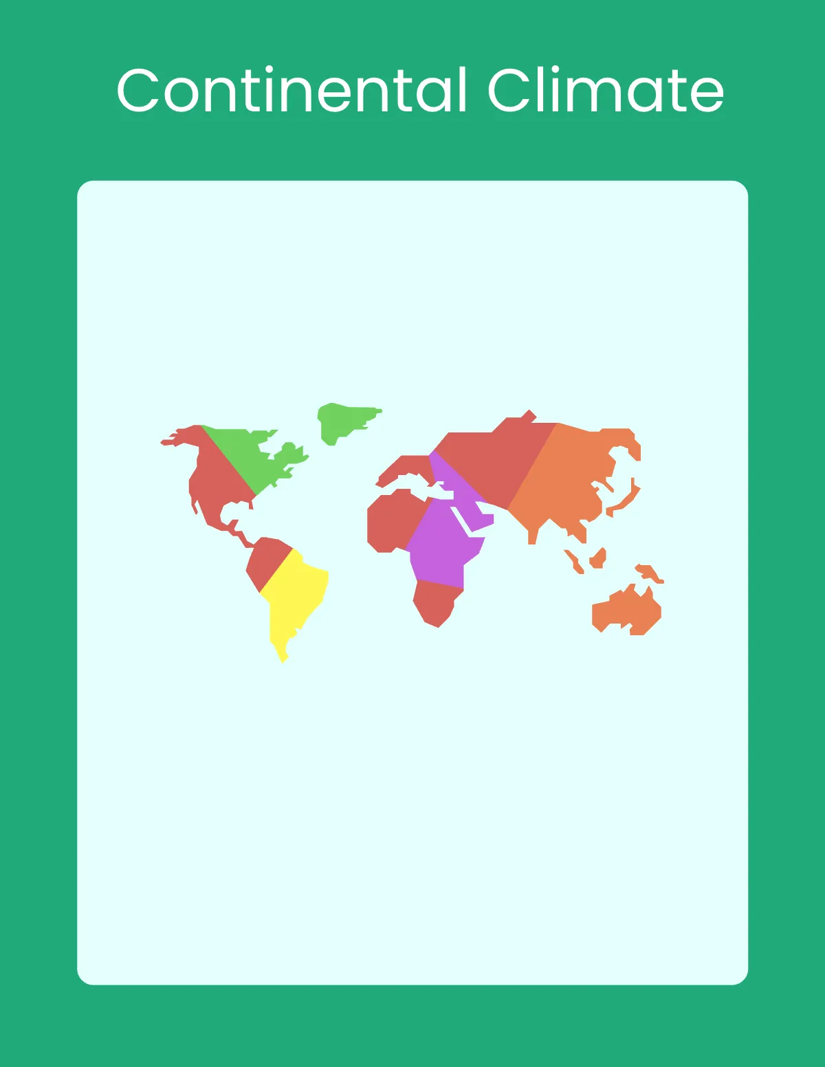 Free World Climate Flashcard Template to Edit Online