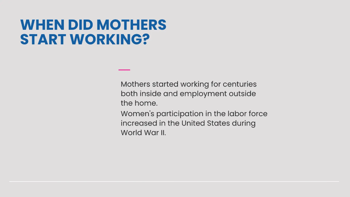 Free Professional Mother's Day Presentation Template to Edit Online