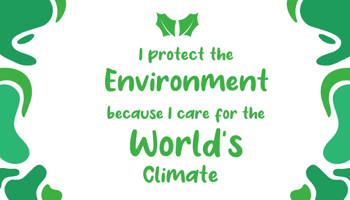 Free World Climate Affirmation Card  Template to Edit Online