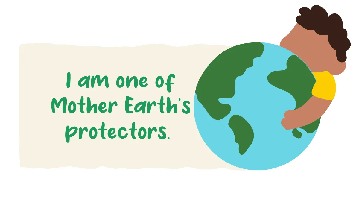 Free World Climate Affirmation Card  Template to Edit Online