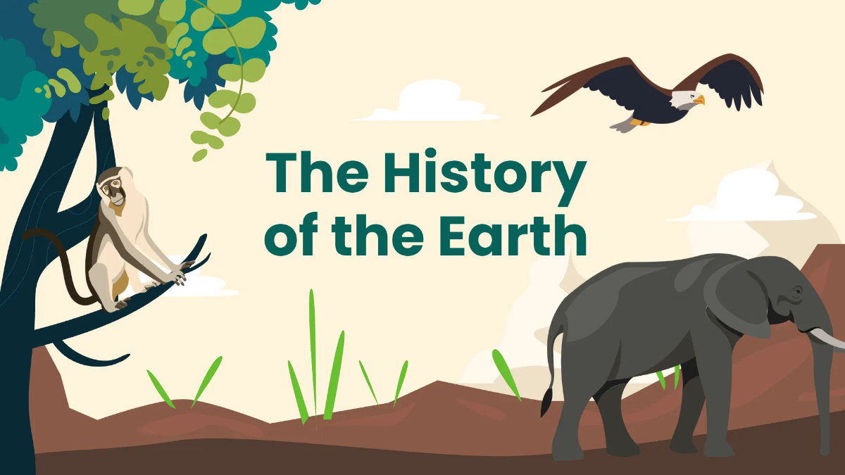 Free Earth History Presentation Template to Edit Online