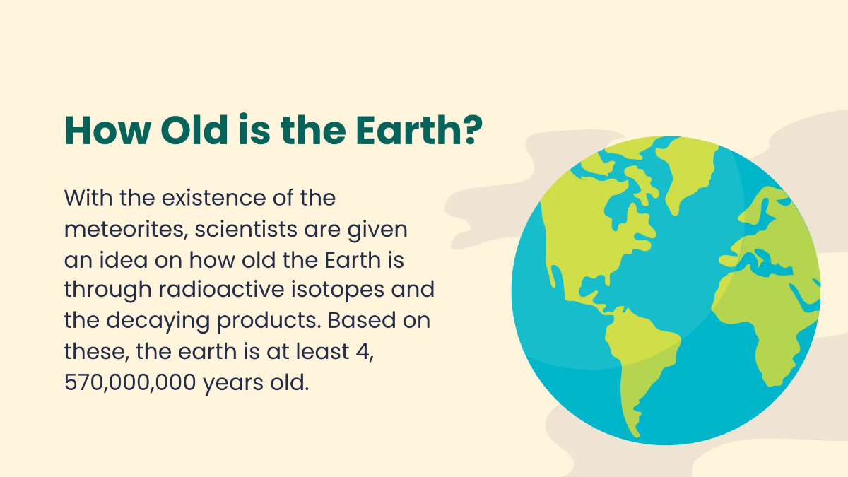 Free Earth History Presentation Template to Edit Online