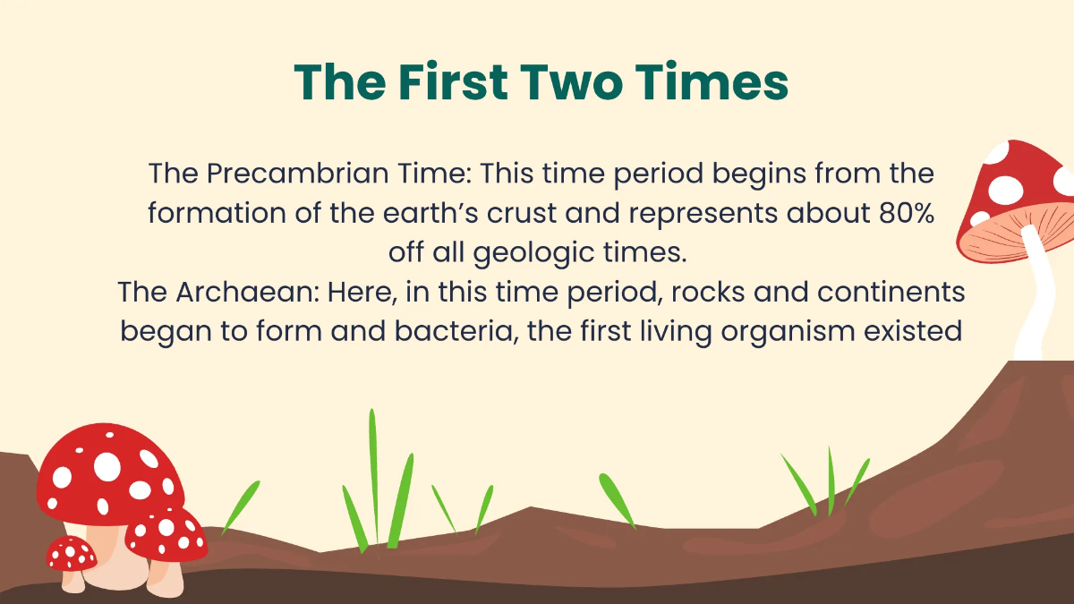 Free Earth History Presentation Template to Edit Online