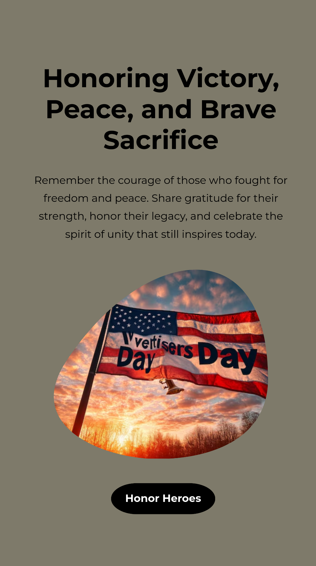 Free V-E Day Whatsapp Status Template to Edit Online