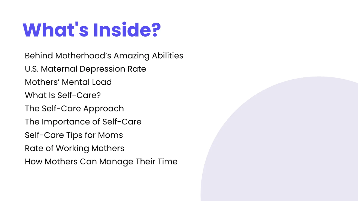 Free Mother's Day Infographics Presentation Template to Edit Online