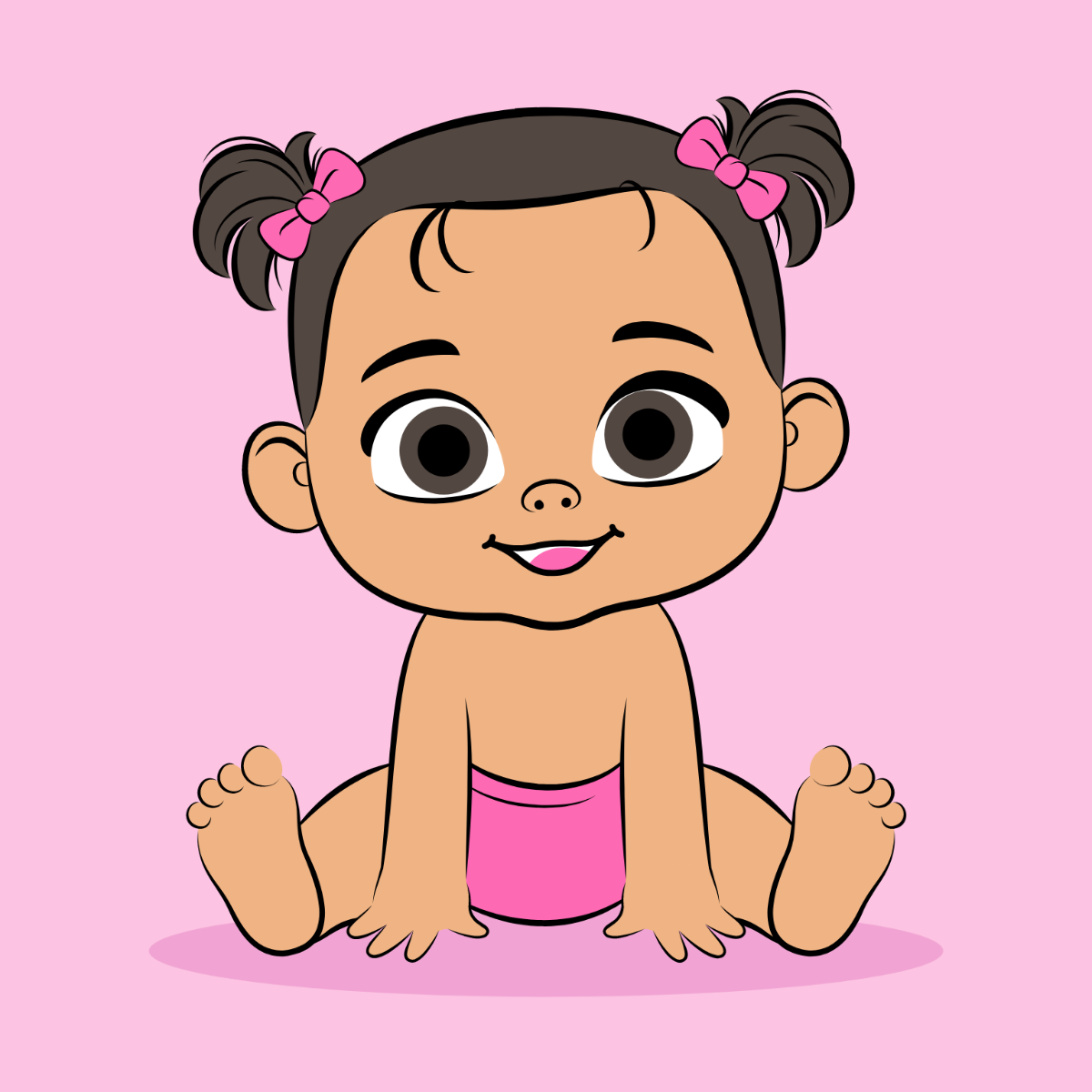 Free Baby Vector Template