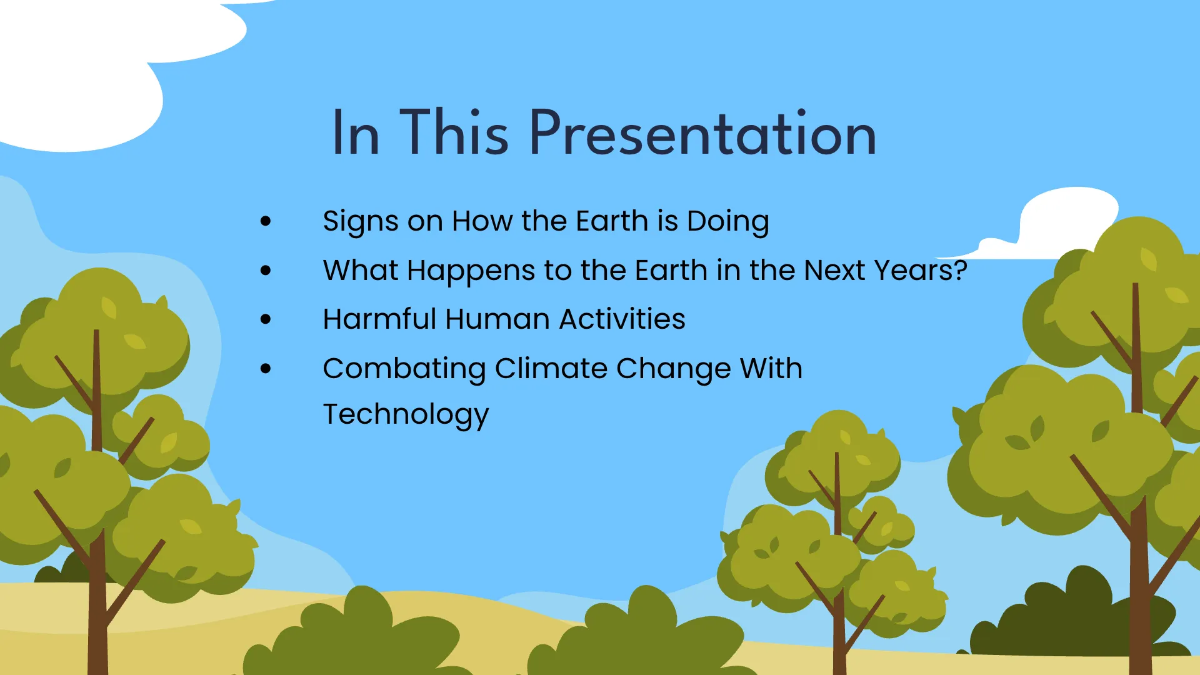 Free The Future of the Earth Presentation Template to Edit Online