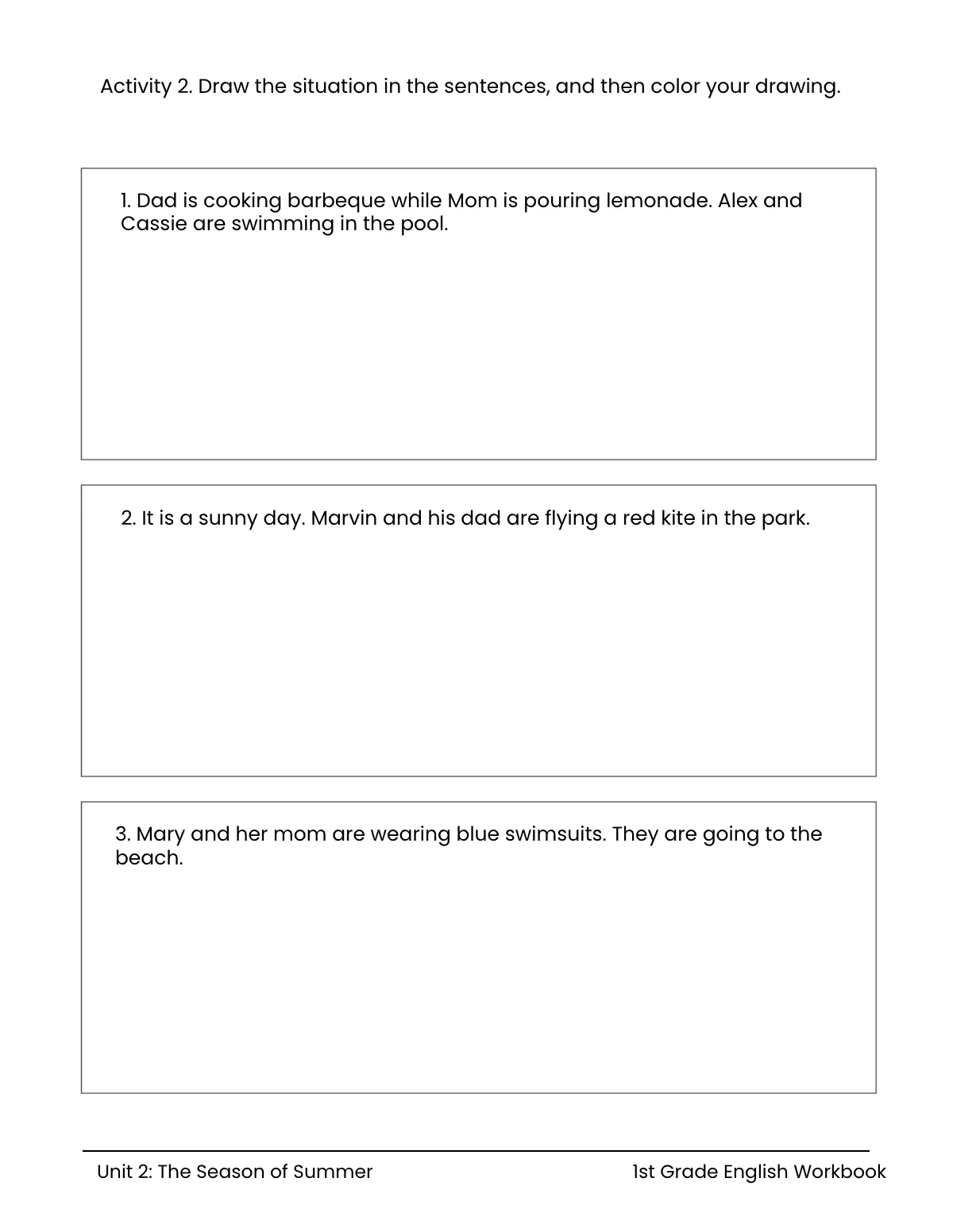 Free Summer Workbook Template to Edit Online