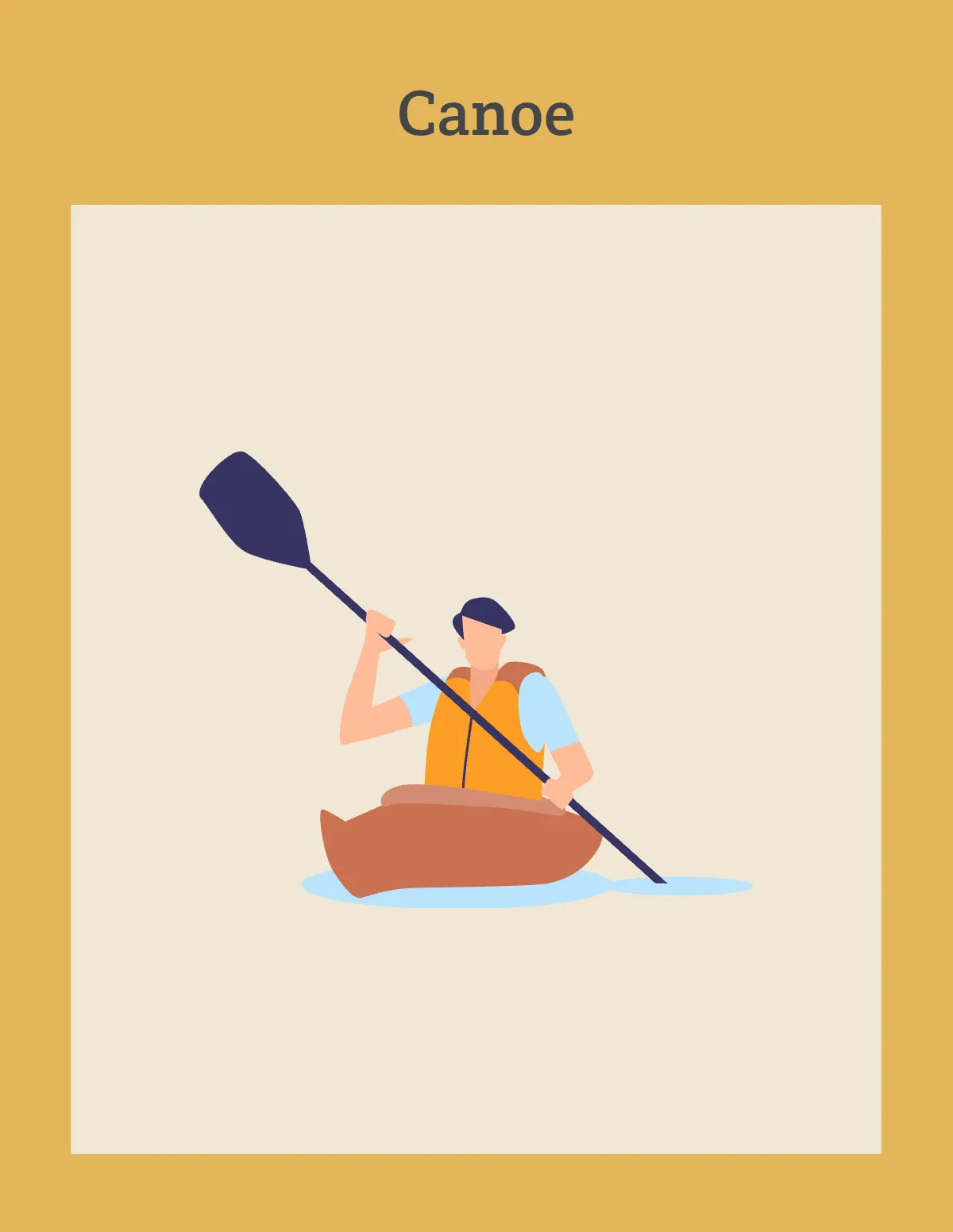 Free Summer Flashcard Template to Edit Online