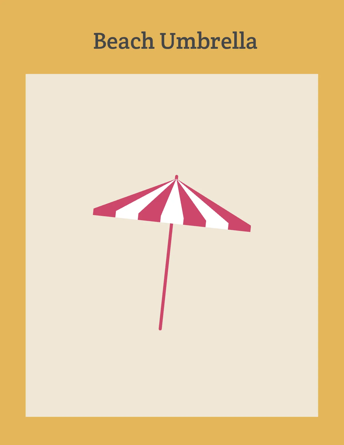 Free Summer Flashcard Template to Edit Online