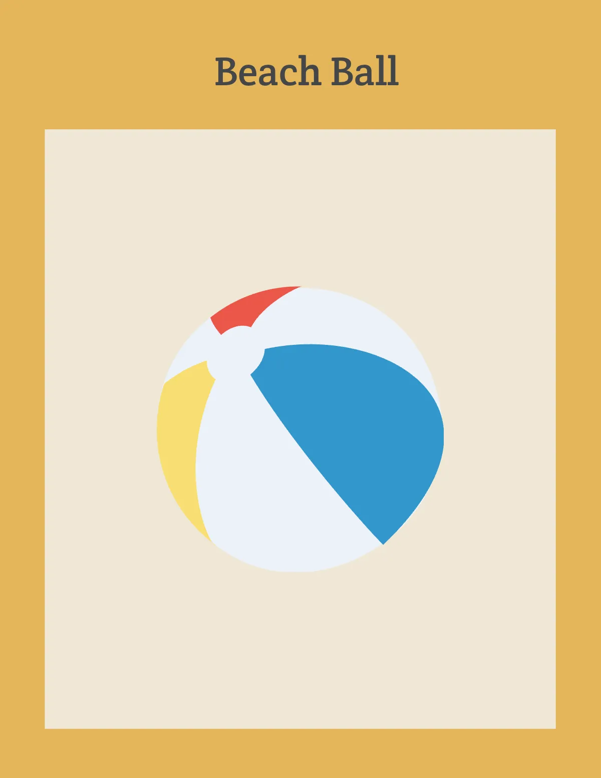 Free Summer Flashcard Template to Edit Online