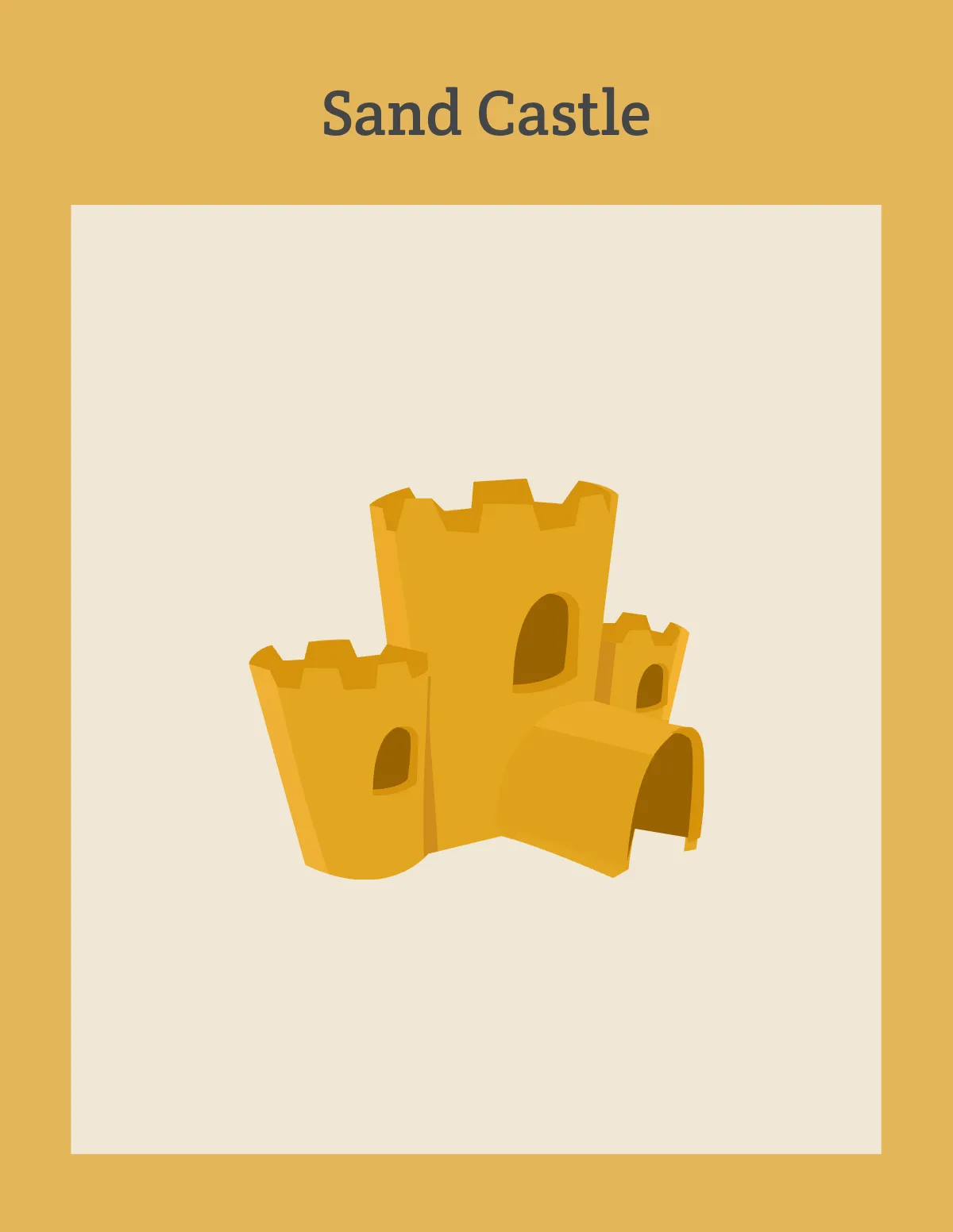 Free Summer Flashcard Template to Edit Online