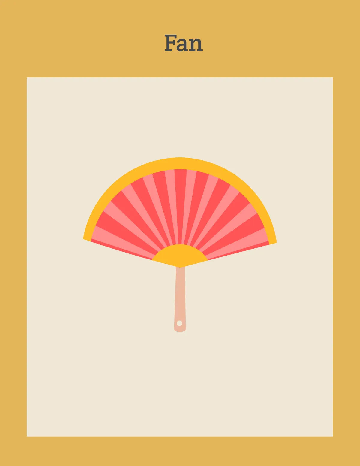 Free Summer Flashcard Template to Edit Online