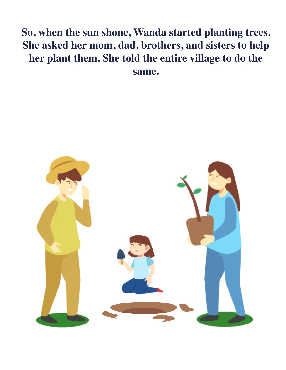 Free Climate Change Story Template to Edit Online