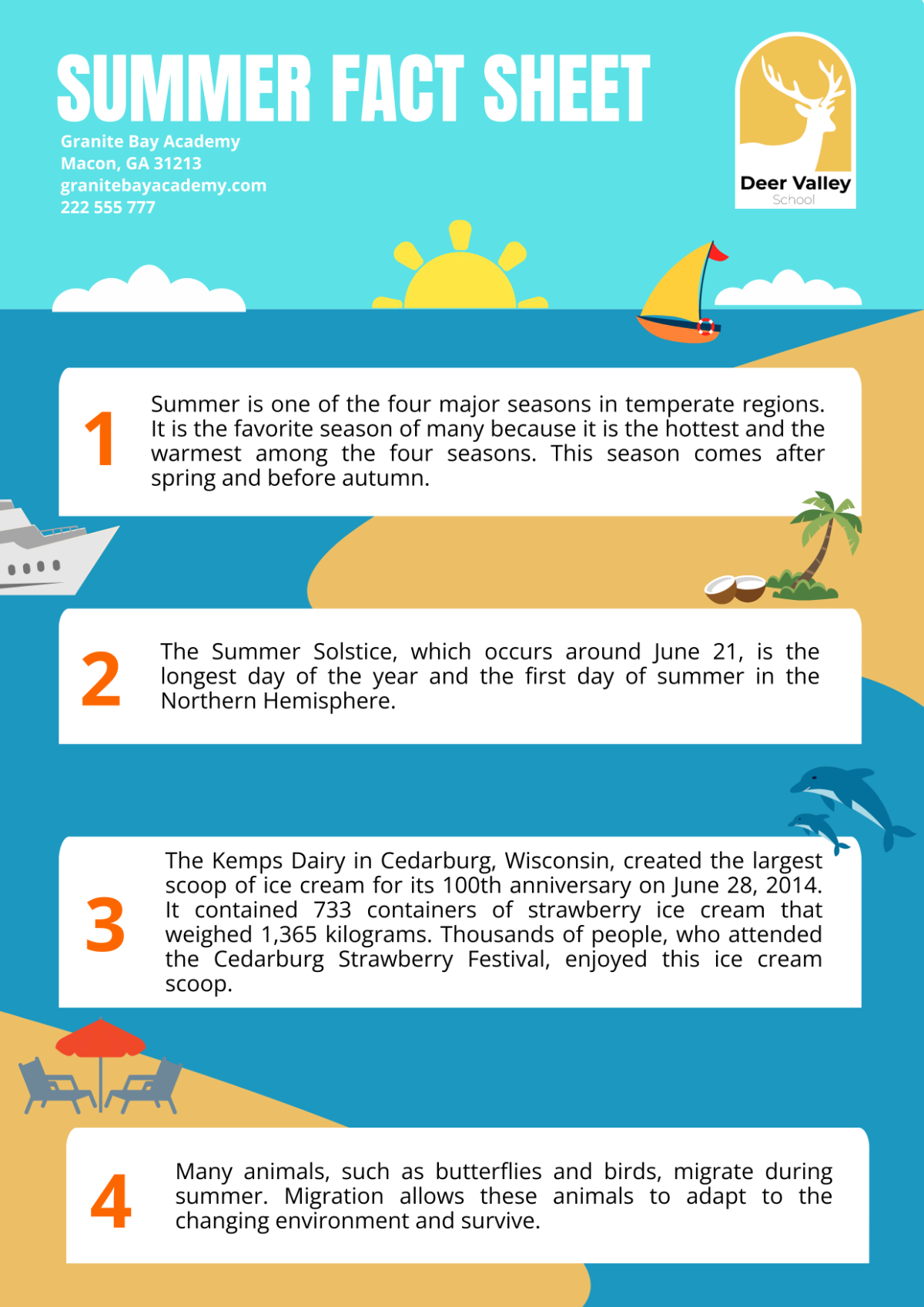 Summer Fact Sheet