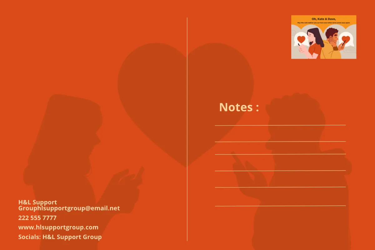 Free Love Postcard Template to Edit Online