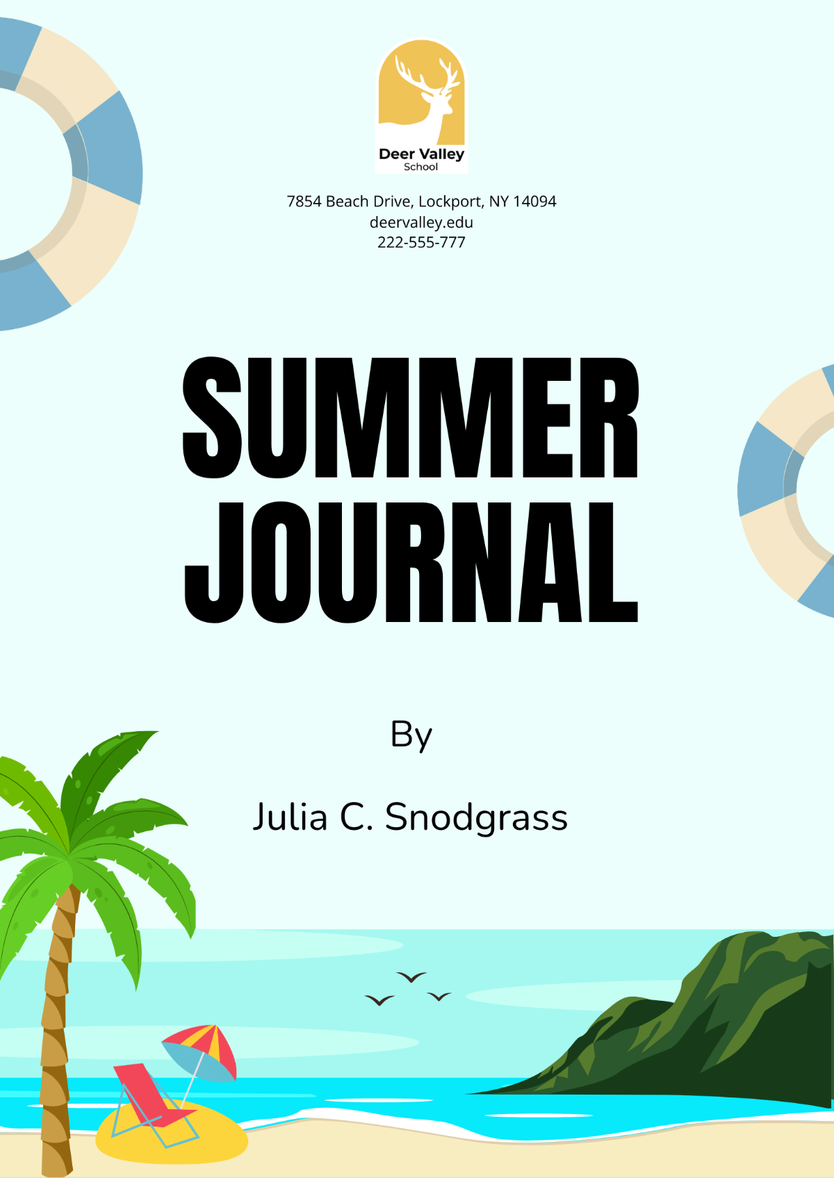 Summer Journal Template